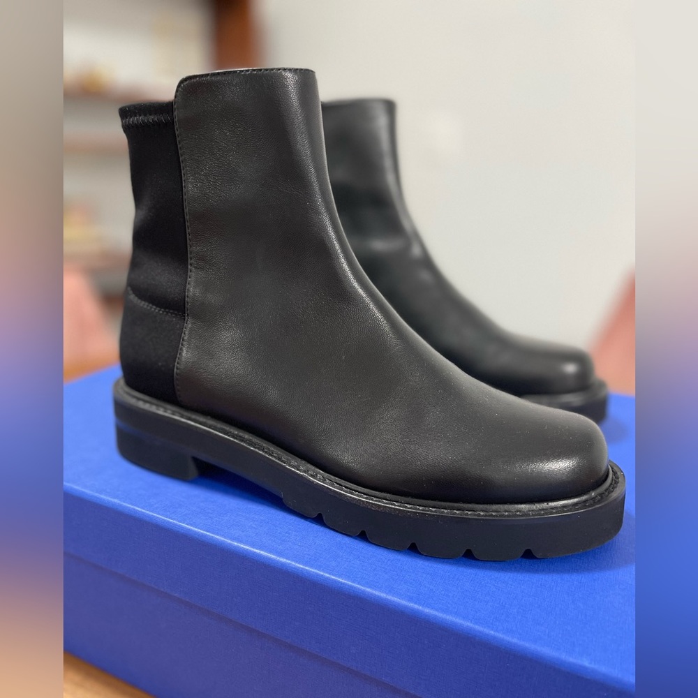Stuart Weitzman 5050 Lift Bootie Black Size 6 New in Box